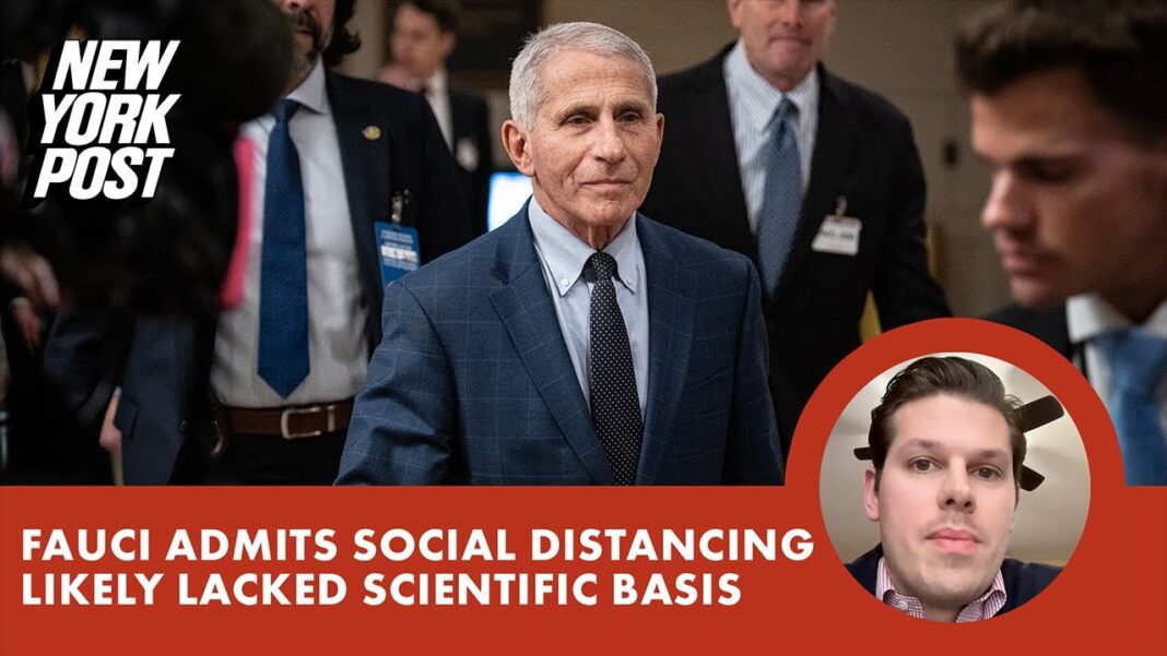 Skip navigation Dr. Fauci on social distancing Create 9+ Avatar image COVID ‘6-ft’ social distancing ‘sort of just appeared,’ likely lacked scientific basis, Fauci admits