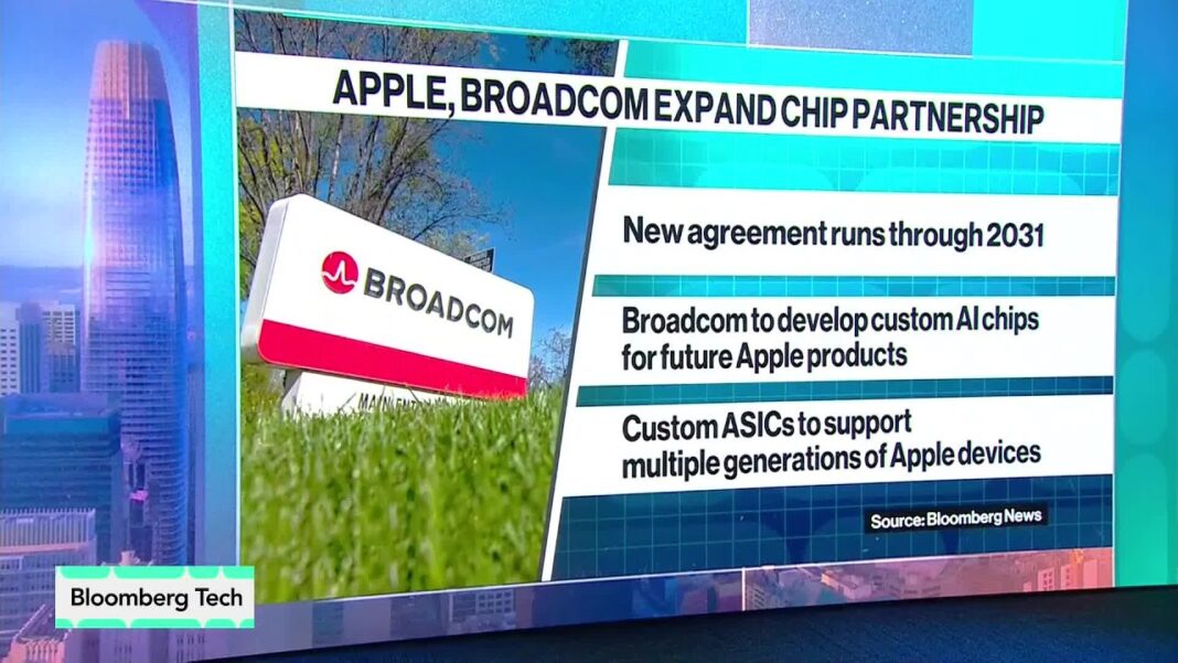 Apple, Broadcom Extend Chip Deal to 2031