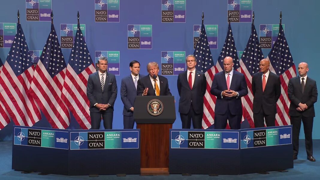President Trump Participates in a Press Conference, Jul. 8, 2026