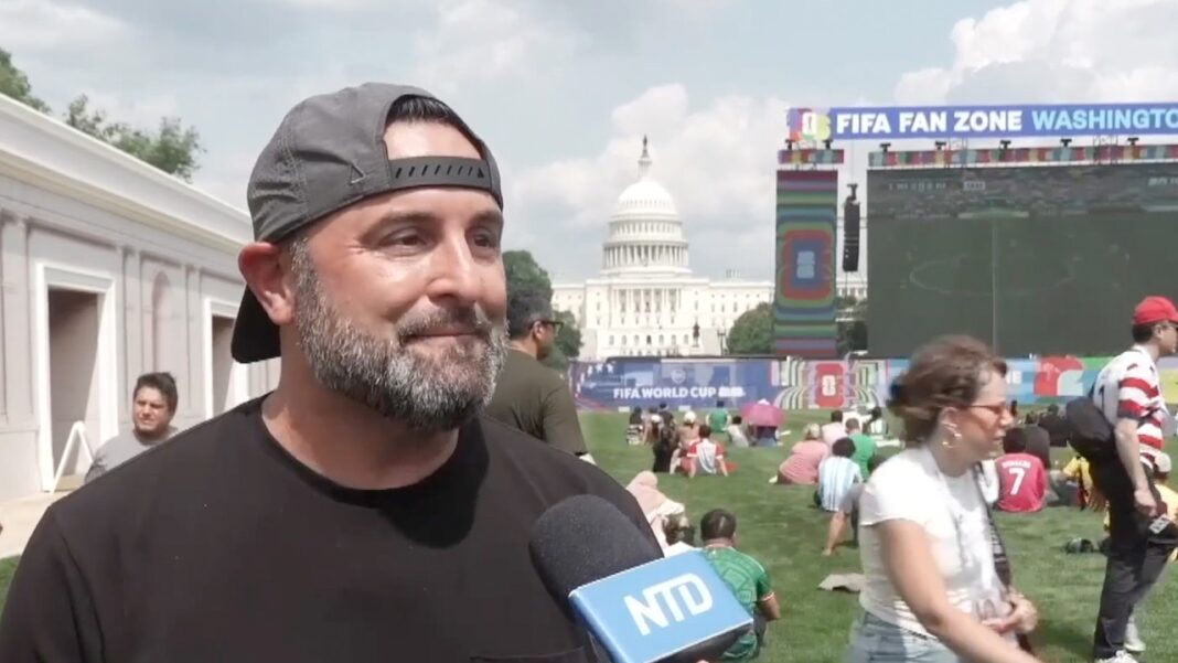 FIFA World Cup Fan Zone Opens In DC's National Mall