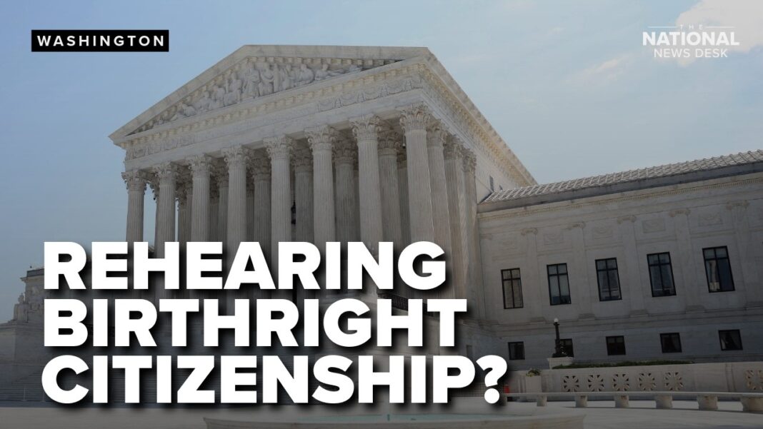 Could the birthright citizenship be re-challenged?