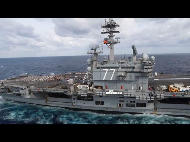 Search underway for aircrewman missing in Arabian Sea