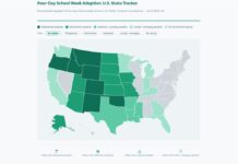 Interest in a 4-Day School Week Is Growing in Many States Four-Day School Week Adoption: U.S. State Tracker