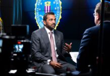 FBI Director Vows to ‘Annihilate’ Scam Compounds Targeting Americans FBI Director Kash Patel speaks during an interview at the FBI headquarters in Washington on Aug. 4, 2026.