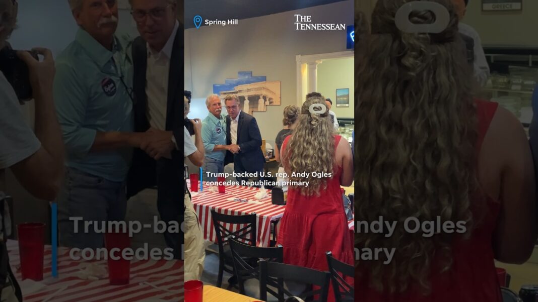 U.S. Rep. Andy Ogles concedes, congratulates Charlie Hatcher on Republican TN 5th District nom