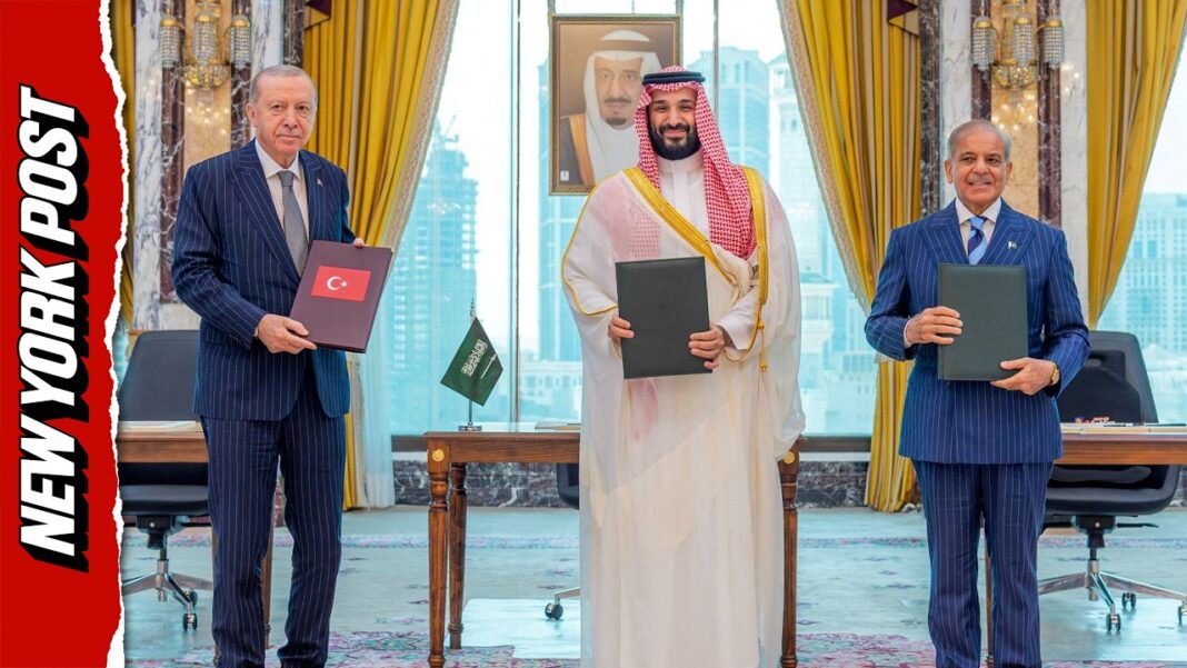 Skip navigation Makkah Joint Defence Agreement Create 9+ Avatar image Saudi Arabia, Turkey and Pakistan Joint Defense Pact Amid Regional Tensions