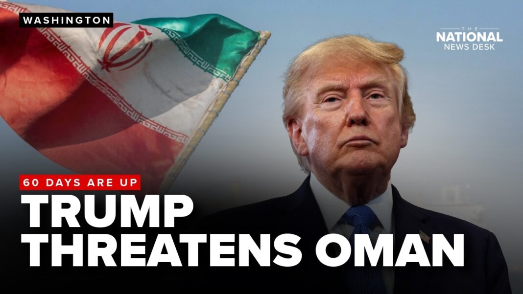 Skip navigation Trump Threatens to Bomb Oman If It Interferes in Hormuz Dispute Create 9+ Avatar image 60-day Iran MOU expires | Trump threatens to bomb Oman